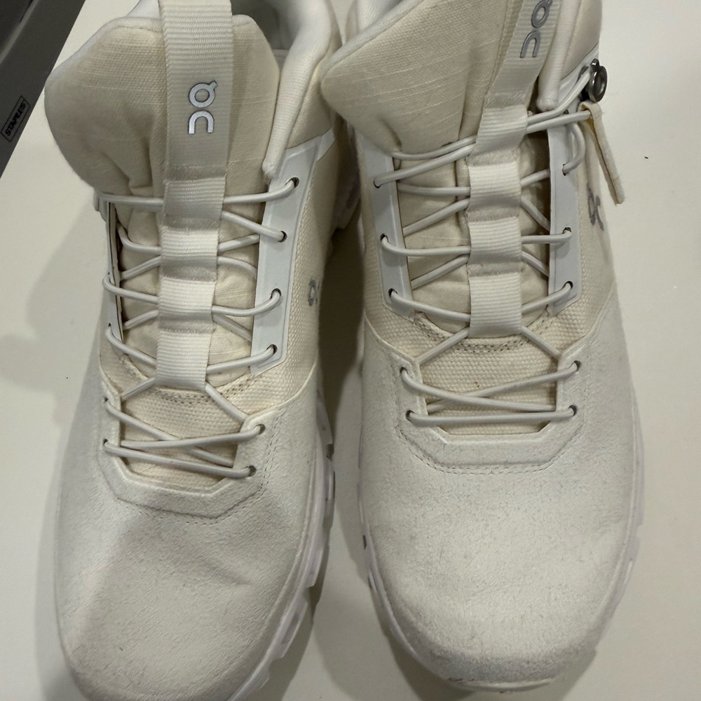 On Cloud Hi W White Size 10.5 NWT